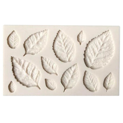 

1Pc Silicone Leaves Embellisment Fondant Mould Cake Decor Sugar Chocolate Mold