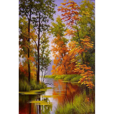 

5D DIY Full Drill Diamond Painting Landscape Cross Stitch Embroidery Mosaic