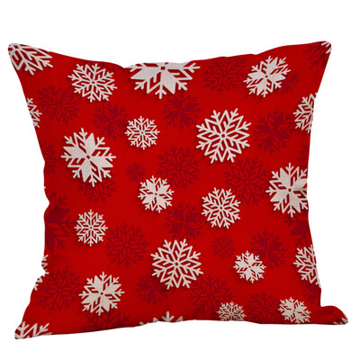 

Tailored Cotton Linen Christmas Hidden Zipper Closure Pillow Case Throw Cushion Cover Hom