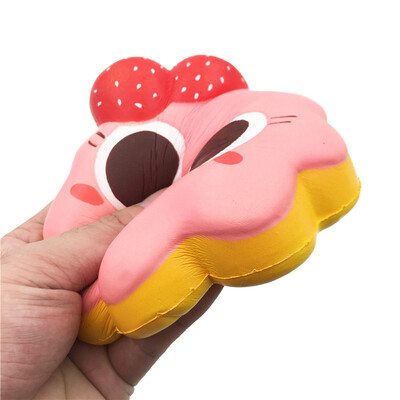 

〖Follure〗15cm Cartoon Strawberry Cake Squishy Slow Rising Cream Scented Decompression Toy