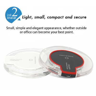 

QI Charge Phone Wireless Charger Charging Pad for I-PhoneX88Plusfor Galaxy S9S8S6S7 EdgeS8 PlusS9 Plus&ALL QI-Standard