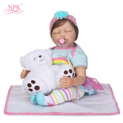 

22in Reborn Baby Rebirth Doll Kids Gift Cloth Material Body