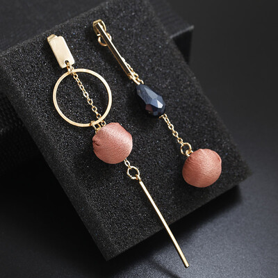 

2018 New Long Earrings For Women Triangle Round Design Geometric Ear Jewelry Punk Style Statement Earrings