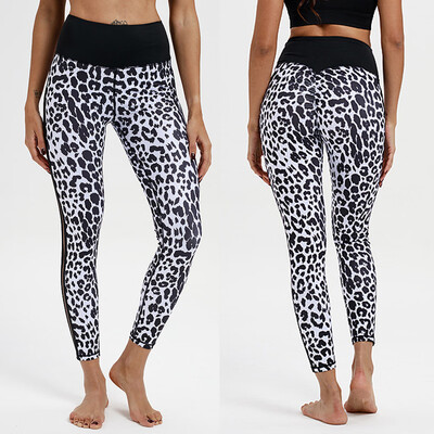 

Womens Yoga Panther Printed Yoga Garment Sports Bottom Pants