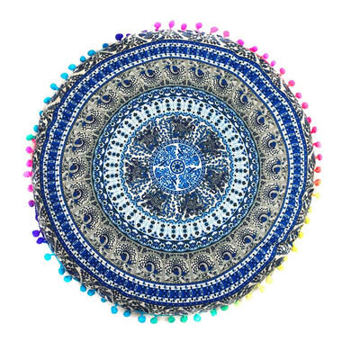 

Siaonvr Indian Mandala Floor Pillows Round Bohemian Cushion Cushions Pillows Cover Case