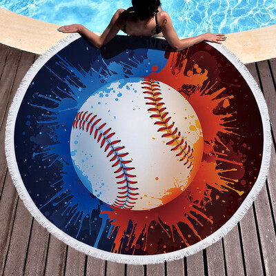 

Toponeto 1 PC Round Beach Pool Home Shower Towel Blanket Table Cloth Yoga Mat