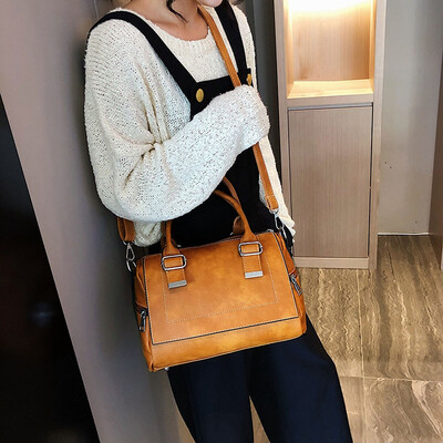 

Tailored Fashion Women Solid Color Zipper HnadBag Phone Bag shoulder Bag Messenger Bag