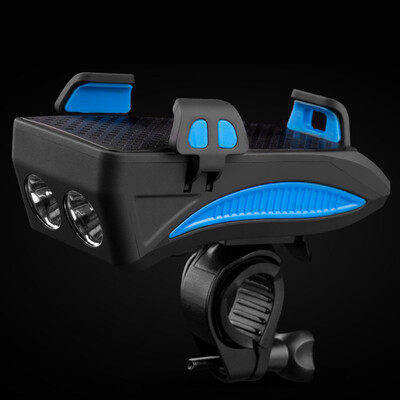 

Outdoor Bike Rechargeable Headlight W Mobile Phone Holder Cycling Accessories