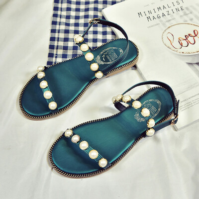 

Sandals Fairy Wind Summer ins Tide Student Flat Bottom with Tender Evening Wind Open-toed Womens Shoes