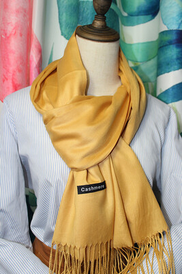 

Pashmina Cashmere Scarf Shawl Wrap Plain Stole Silk Soft Women Men Wool Warm Sol