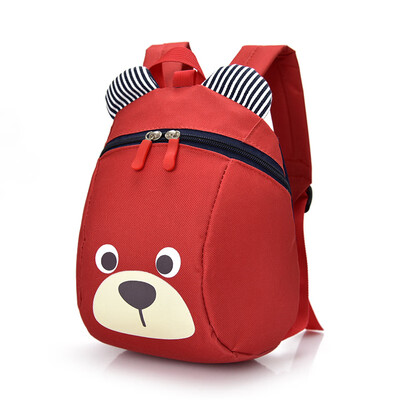 

children backpack kindergarten bear school bag Age 1-3 Toddler backpack Anti-lost kids baby bag cute animal dog mochila escolar