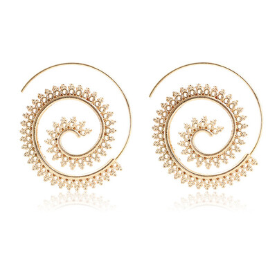 

Olaru Trendy Simple Flower Crystal Scrub Hoop Earrings For Woman Statement korean Cheap Big earring Fashion Ear Jewelry Brincos