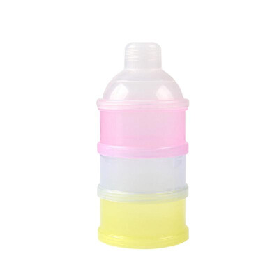 

3 Layer Milk Powder Dispenser Case Stackable Formula Suger Cases Medicine Snack Containers BPA-free