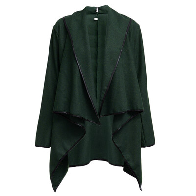 

Plus Size Womens Collar Suit Jacket Coat Ladies 34 Sleeve Blazer Cardigan