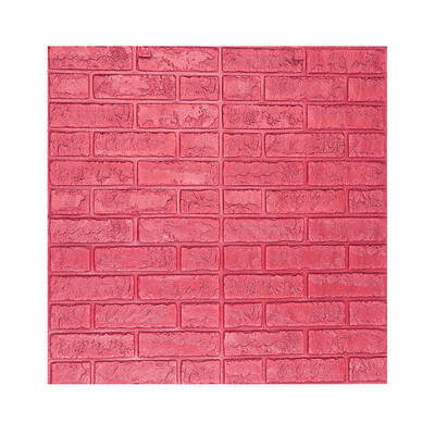 

Gobestart 3D Wall Paper Brick Stone Rustic Effect Self-adhesive Wall Sticker Home Decor