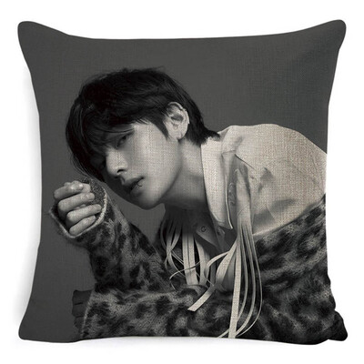 

CAR-TOBBY Kpop BTS MAP of The Soul Personal Home Decoration Sofa Throw Pillow Case Cushion Covers Zippered Pillowcase