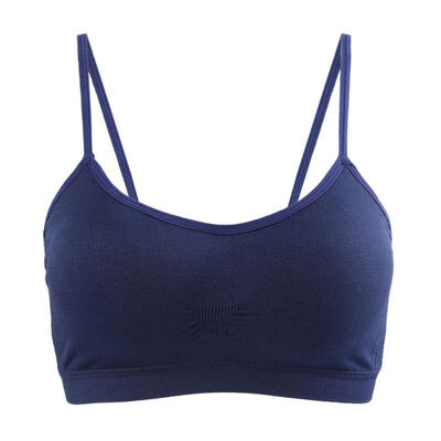 

Womens Sports Bra Fitness Yoga Bras Wire Free Thin Padded Underwear Adjusted-Straps Casual Bra