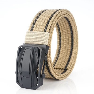 

High Quality Military Equipment Canvas Belt For Men Tactical Designer Jeans Belt Nylon Strap Sports Car Design Buckle Waist Belt