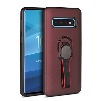 

Magnetic Car Mount Case Samsung Galaxy S10 Phone Ring Holder Cover Samsung S10 SM-G973FDS SM-G973X Hybrid TPU Case Covers 61"