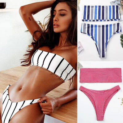 

Sexy Womens Bikini Set Push-Up Bandage Swimsuit Beach Boho Swimwear Bathing Suit