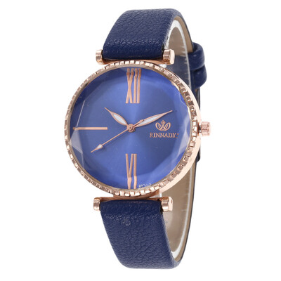

Ladies scale leather strap watch Korean fashion student personality quartz watch