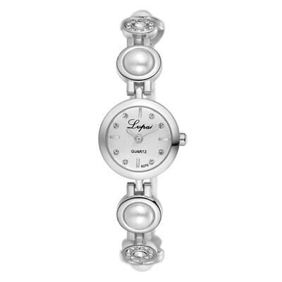 

Fashion trend ladies watch alloy elegant pearl bracelet watch wholesale