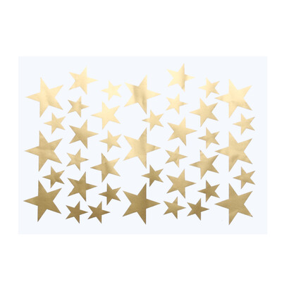 

39pcs DIY Star Wall Stickers Five-pointed Star Removable Home Wall Decor