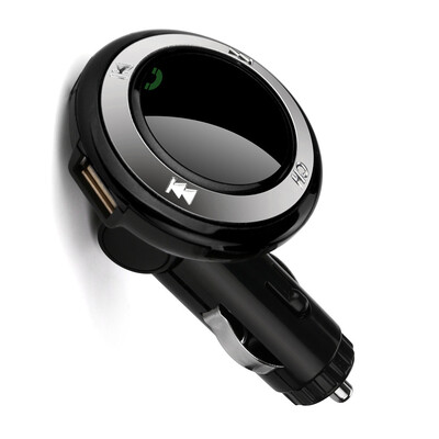 

〖Follure〗Wireless Hands-Free Q7 USB Charge LED MP3 Bluetooth Car FM Transmitter With MIC