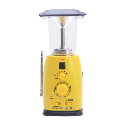 

Multi-function Hand-cranked Solar Emergency Light Outdoor Hiking Camping Light Portable Light Radio Outdoor Gadget RD249