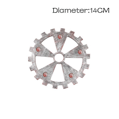 

Toponeto European Modern Vintage Steampunk Gear Industrial Style Wall Home Decoration Sil
