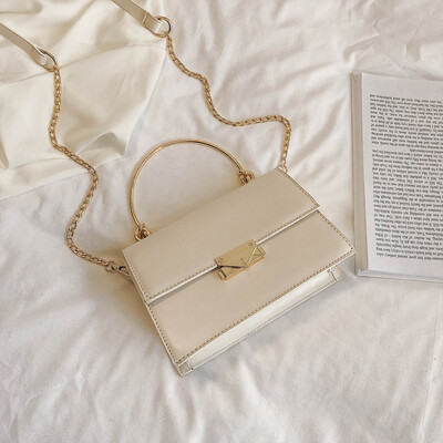 

Summer portable bag Bao Sen is a simple lock chain bag 2019 new small square bag shoulder bag messenger bag