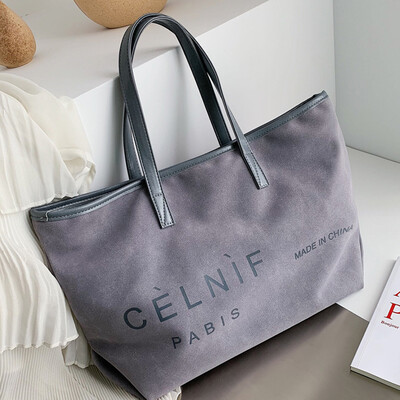 

Chic bag woman 2019 fall new handbag Korean version 100 lap shopping bag single shoulder bag big bag woman