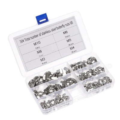 

DIN315 -3M-4M5M6M-8M-10 304 Stainless Steel Cap Nut Set Hexagon Nuts