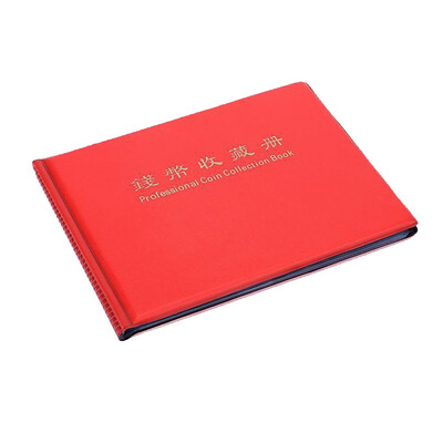 

Toponeto 240 Pockets Coins Album Collection Book Commemorative Coin Holders Gifts