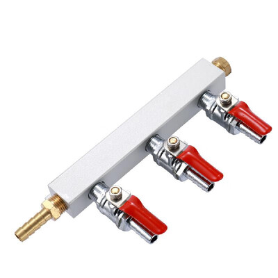 

Gas Distribution Equipment Beer Brewing Draft Dispense Keg Home Bar Aluminum Manifold Distributor