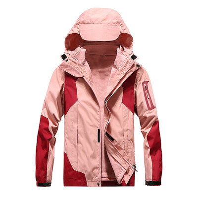 

Roseonmyhand Womens Fashion Waterproof Hoodie Hat Detachable Breathable Sport Outdoor Coat