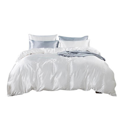 

Imitated Silk Bedding Bed Sheet Wrinkle Fade Resistant Soft Sheet Cover