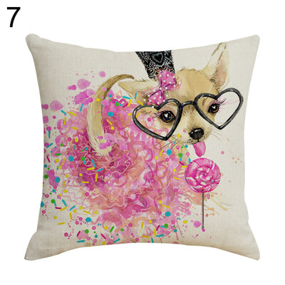 

Deer Giraffe Hedgehog Lion Pillow Case Cushion Cover Sofa Bed Car Cafe Decor