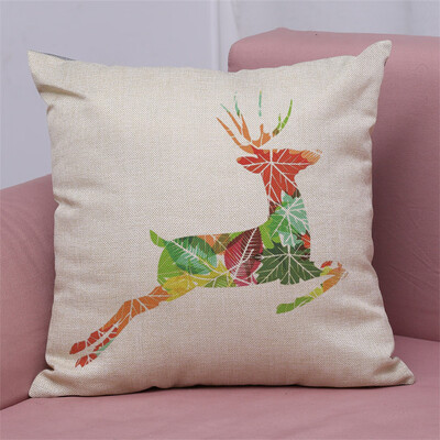 

Tailored New Christmas Cotton Linen Pillow Case Sofa Cushion Cover Home Decor