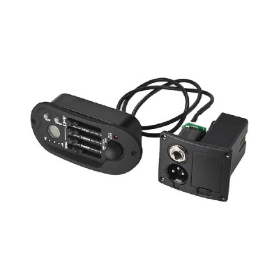 

Acoustic Guitar 4-Band EQ Equalizer Tone Volume Amplifier Preamp Piezo Pickup with LCD Display