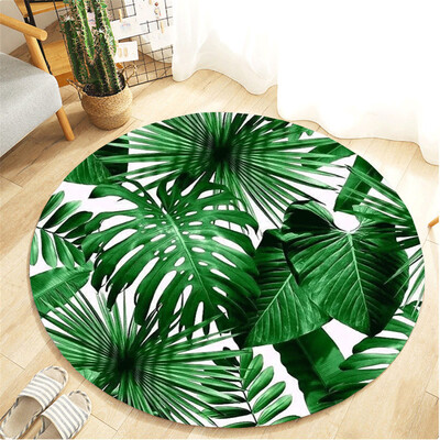 

〖Follure〗Botany Elements Blanket Round Bathroom carpet 60cm