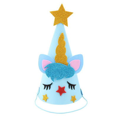 

Glitter Cartoon Horse Kids Party Hat Princess Cosplay Dance Event Headdress
