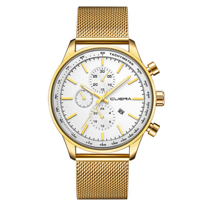

Gobestart Fashion Mens Watches Stainless Steel Sport Quartz Analog Date Hours Wrist Watch