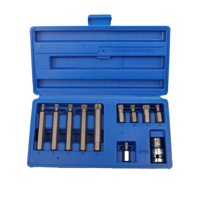

〖Follure〗Wear Resistance  Type 12 Point Spline Bit Set Multi-Functional P8S3