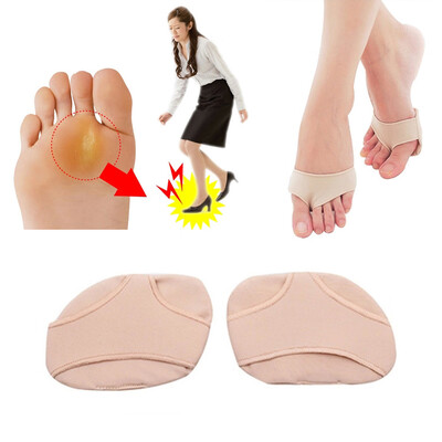 

A Pair of Silicone Foot Toe Pads Forefoot Insoles Support Antalgic Insole