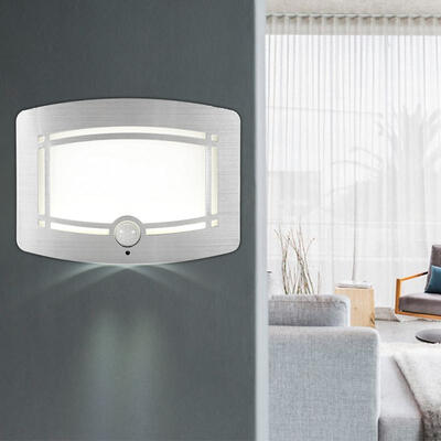 

Greensen Induction Sensor LED Warm Light Bedside Corridor Night Light Wall Lamp
