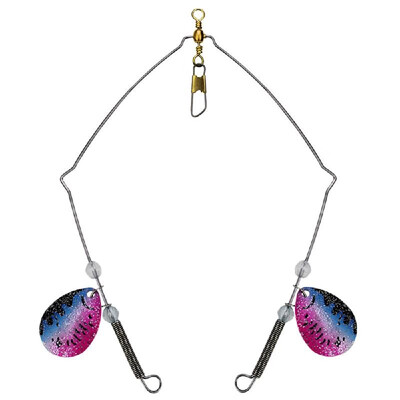 

Anti-tangle Steel Wire Balance Bracket Sea Fishing String Rig with Swivel Sequins