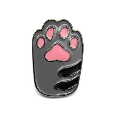 

New Creative Cute Chest Pins Dog Claws Cat Claw Brooch Claws Drop Oil Cartoon Brooch