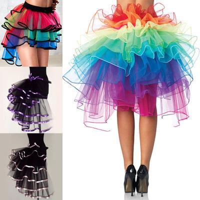 

Women Adult Dancewear Tutu Ballet Pettiskirt Princess Party Skirt Costume USA