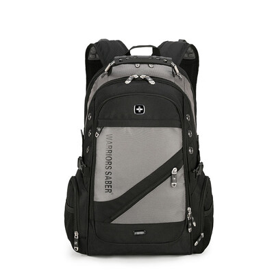 

Fashion multi-function computer backpack large capacity Swiss Warrior Saber shoulder bag outdoor waterproof nylon travel bag